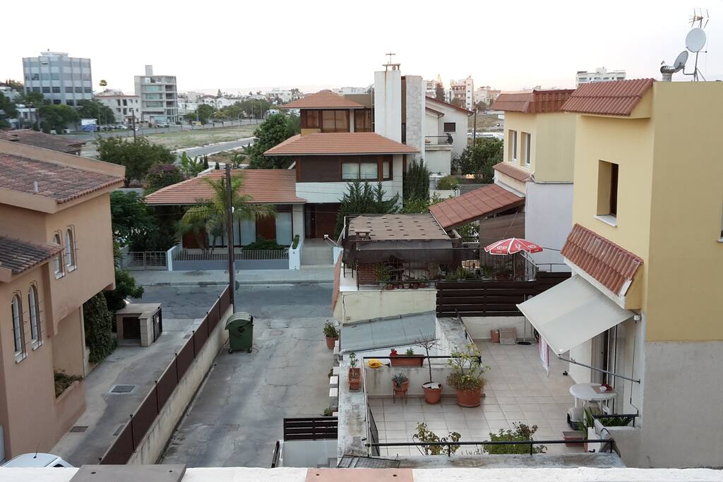 Balcony view.