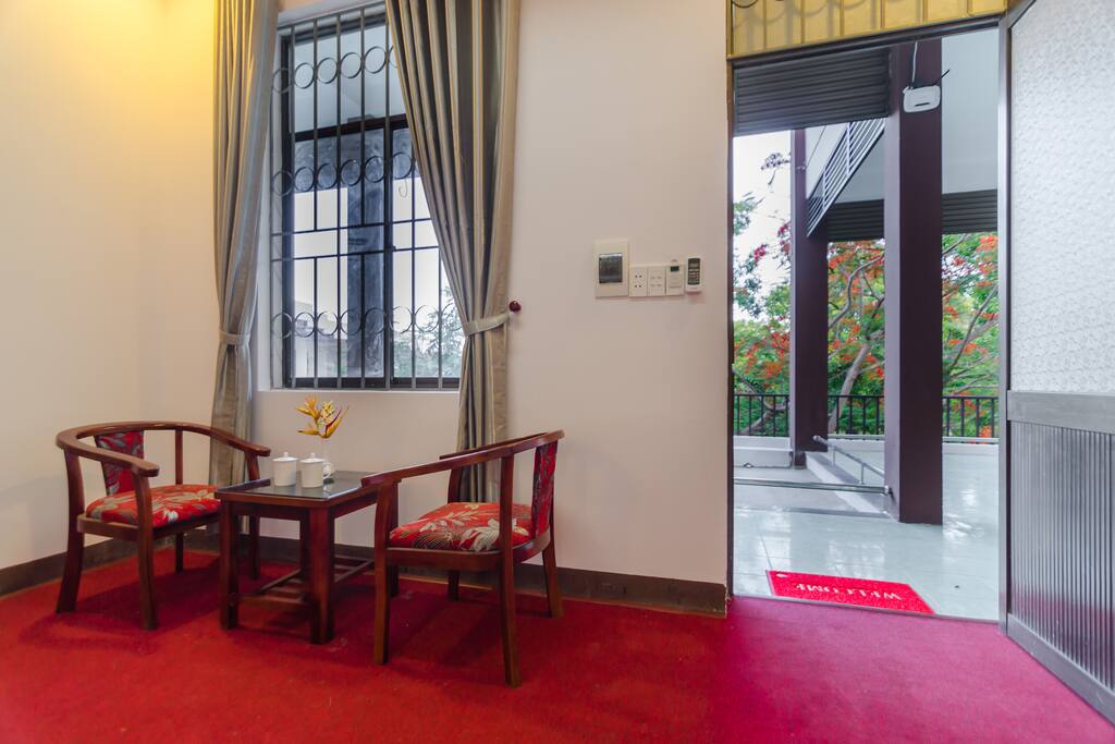 View and seating area