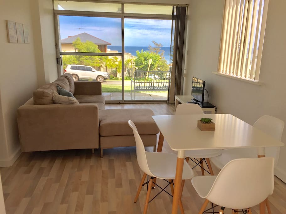Living room with dining set