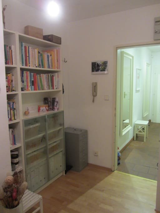 The entrance to the apartment