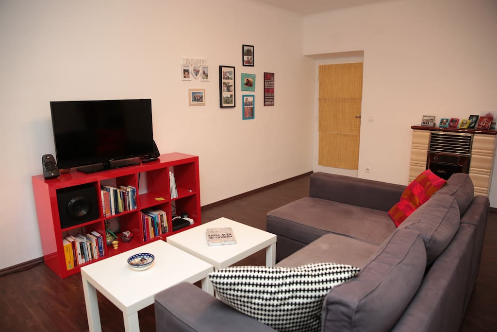 You have some storage place, 2 big desk and full privacy