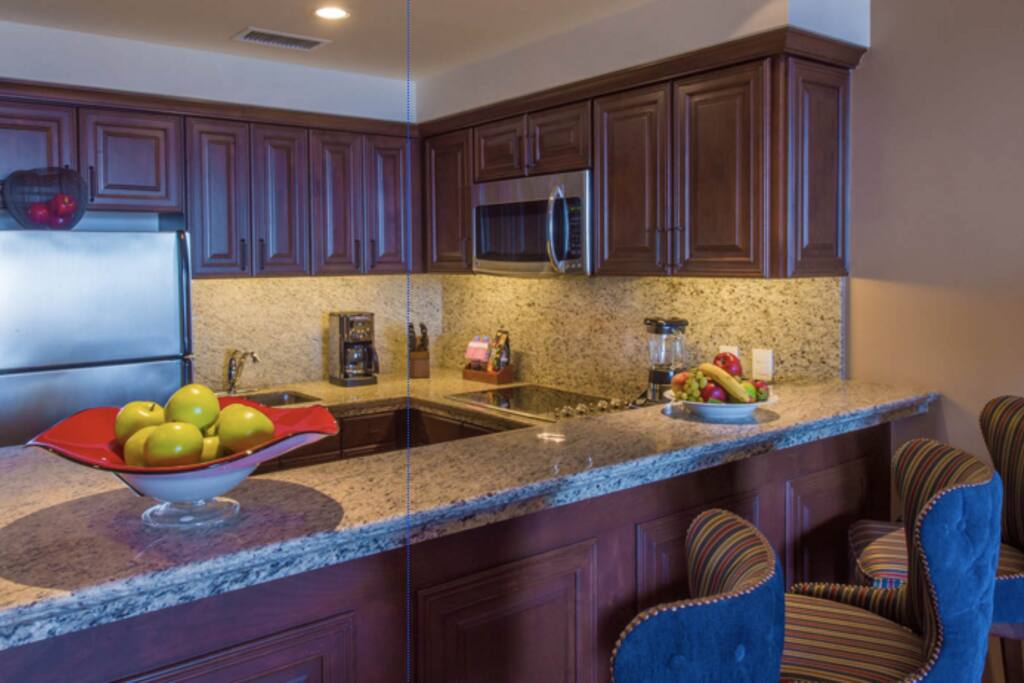 Kitchen with an amazing view of the Pacific Ocean in Mexico