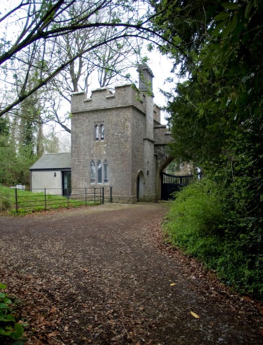 Anne's Grove Miniature Castle Rear Exterior