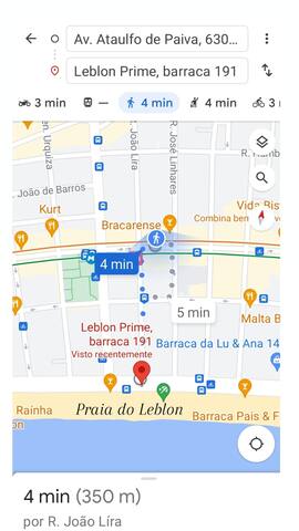 ! Apto Leblon 65 m² -2 Qd Praia+Estacionamento gallery image 4