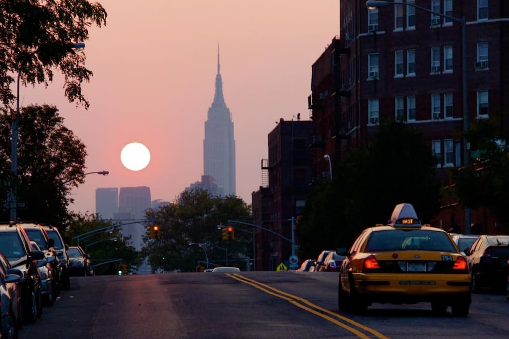 This is a view of Sunnyside NY. Queens area, very close to Manhattan and a nice place to spend time at.