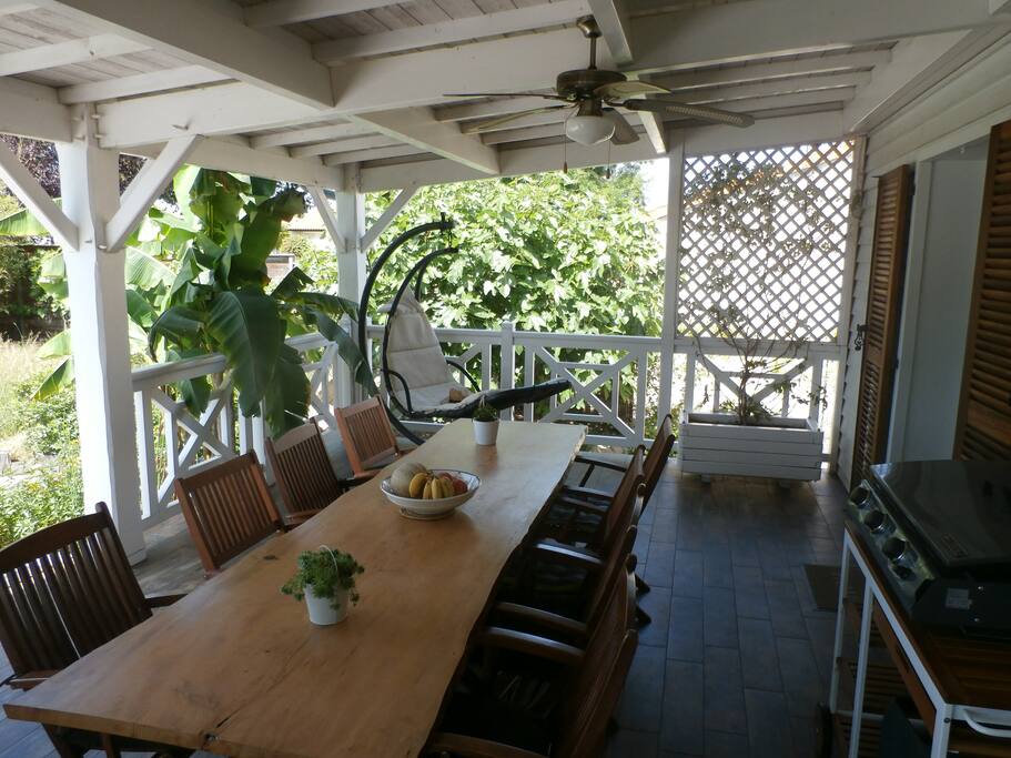 Terrasse couverte