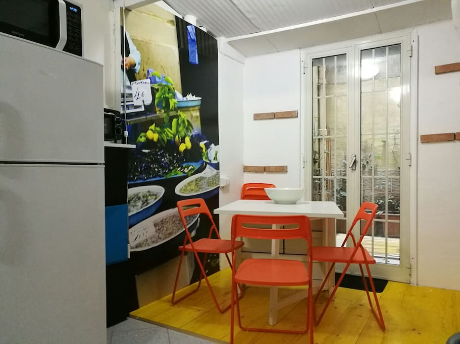 The kitchen table