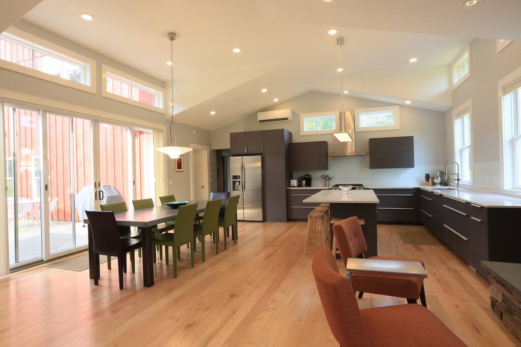 Kitchen and dining area