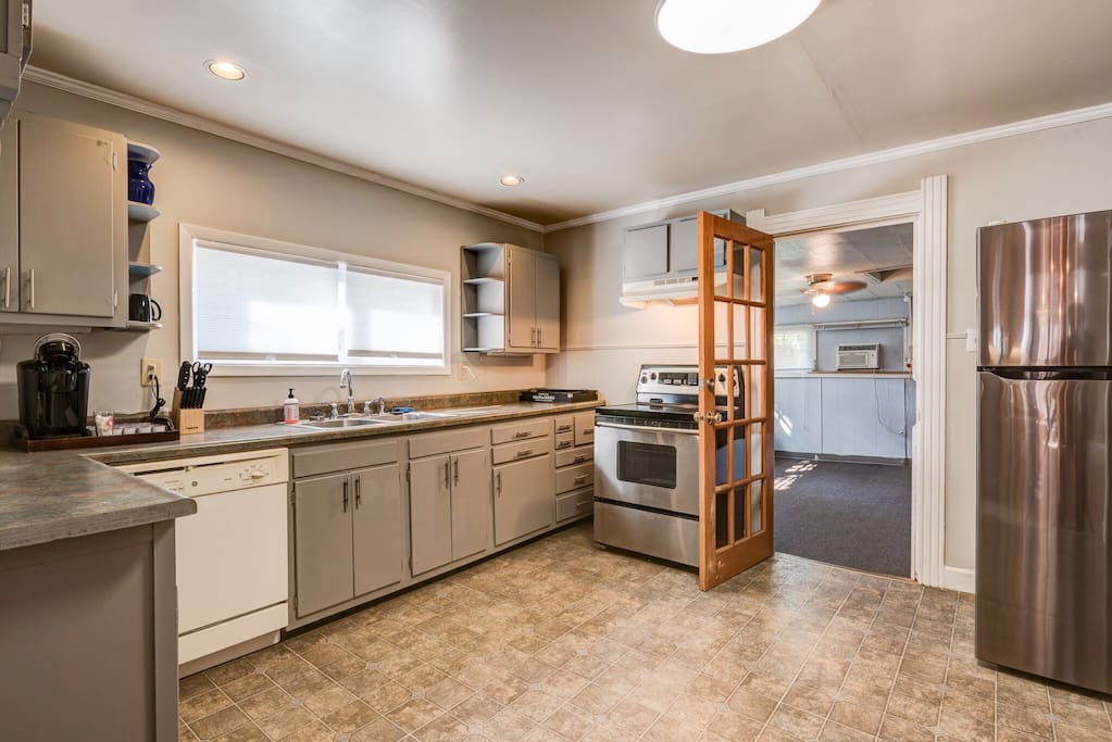 Nicely updated large vintage kitchen