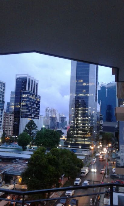 Vista amplia a ambos lados