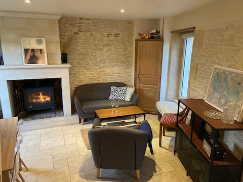 Small house on the landing beaches