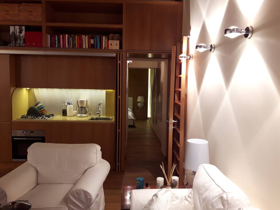 sidewall of the livingroom