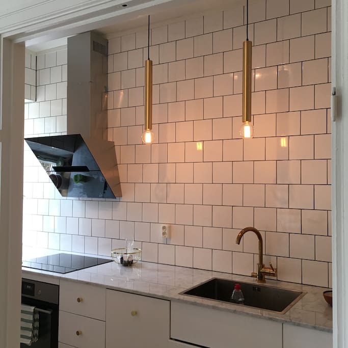 New kitchen with dishwasher.