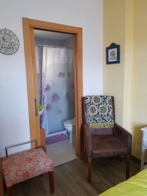 baño privado dentro