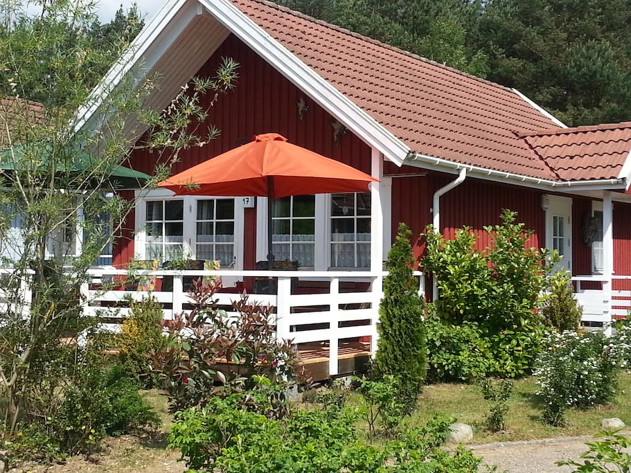 die sonnige Terrasse