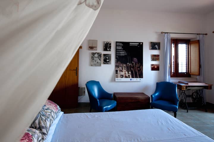 spavaća soba s terasom