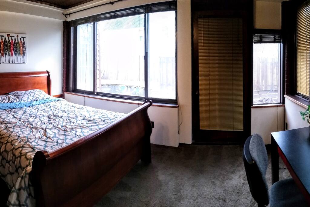 Bedroom- SMART TV w/Netlfix/Amazon prime and/or Google Chromecast, HDMI cable you can use to hookup to laptop