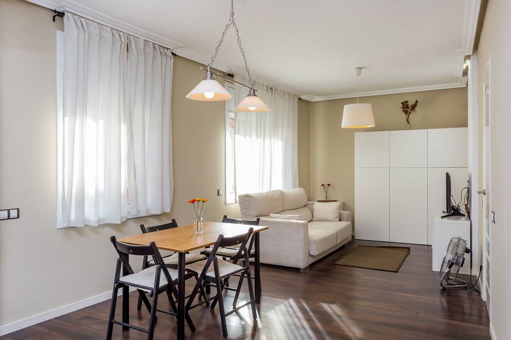 Living and dining room