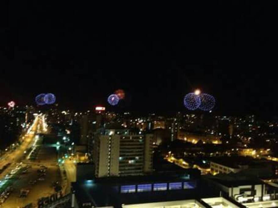 Ideal para ver fuegos Artificiales .