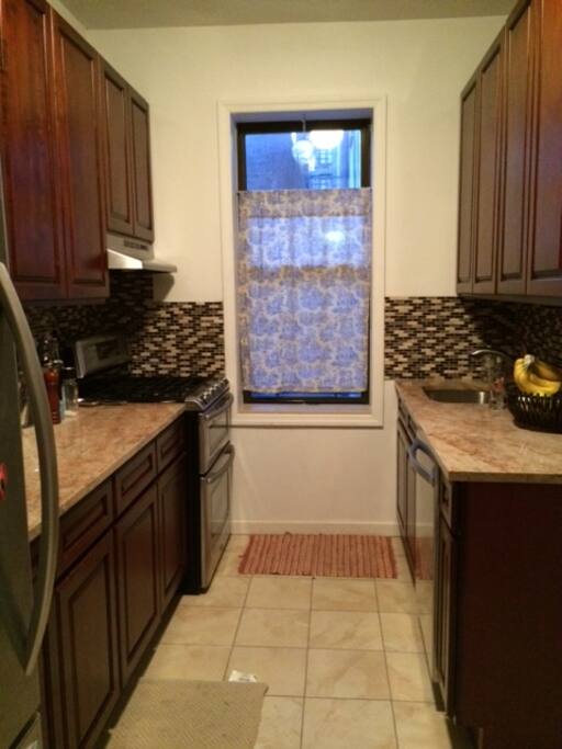 Kitchen with double oven
