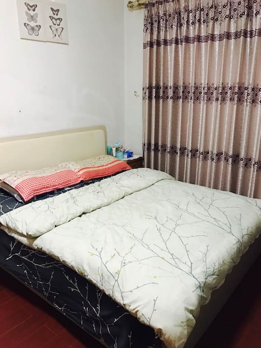 Master bedroom with double bed