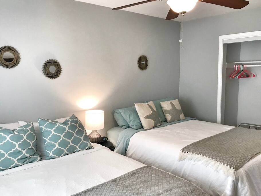 Bedroom - Alarm clock has outlets to plug in your devices. Extra blankets are available if needed.