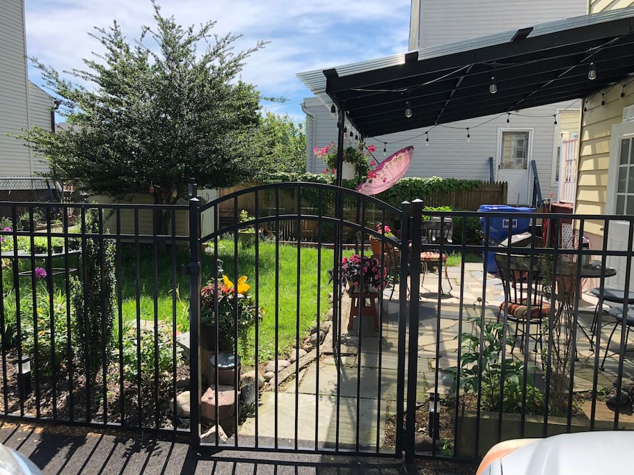 Rear patio entrance