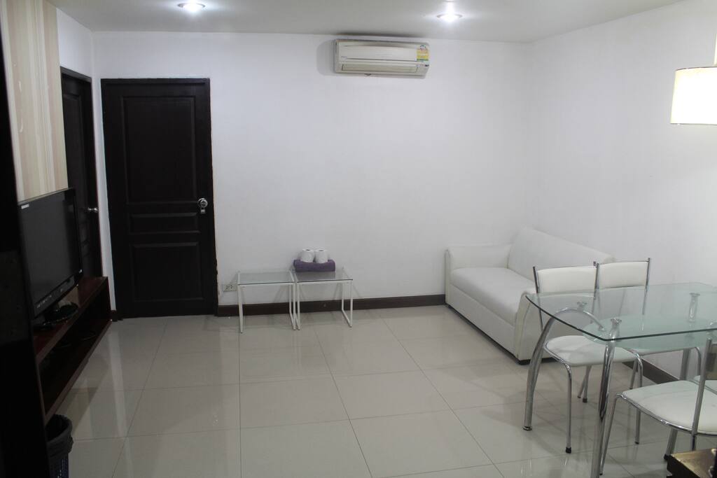 There are 2 bedrooms and 1 living room