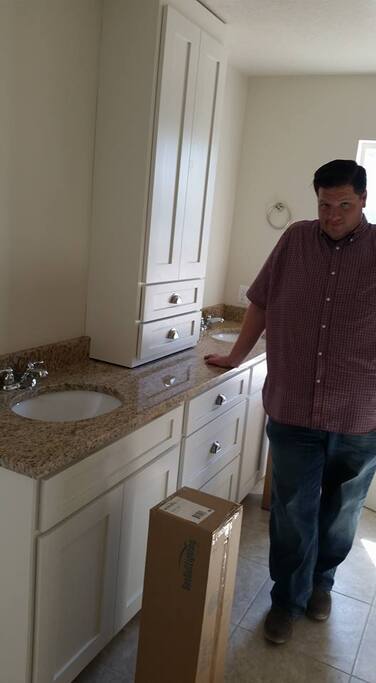 Master Bathroom is huge