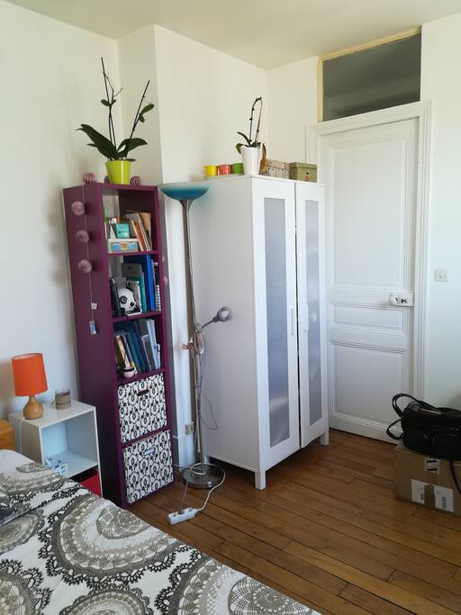 Room with wardrobe