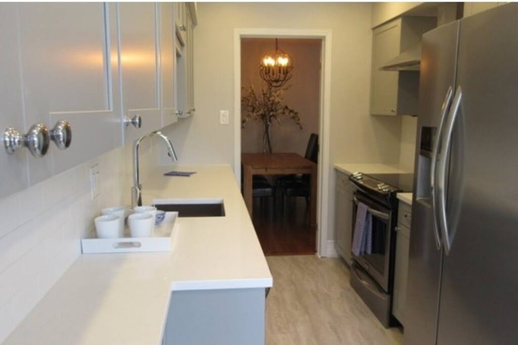 Newly installed kitchen