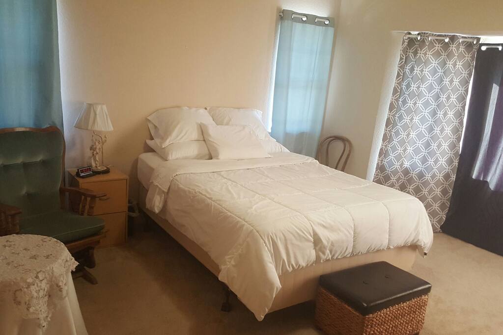 The master bedroom
