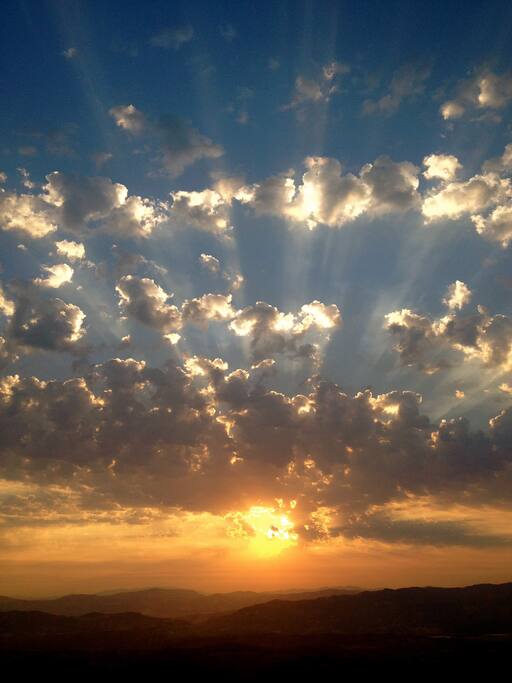 a morning sunrise....