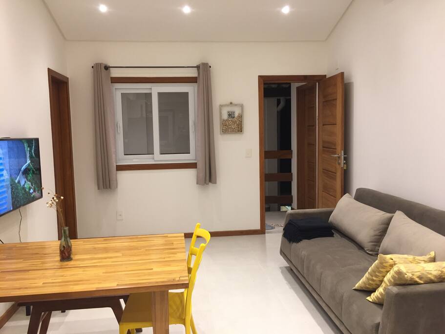 Sala de estar vista da cozinha