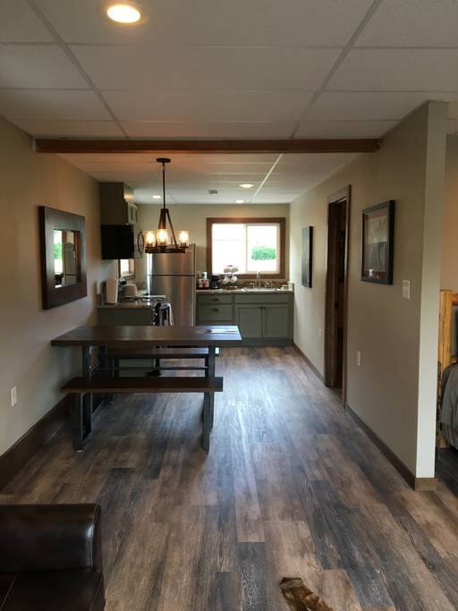 Kitchen and dinning area