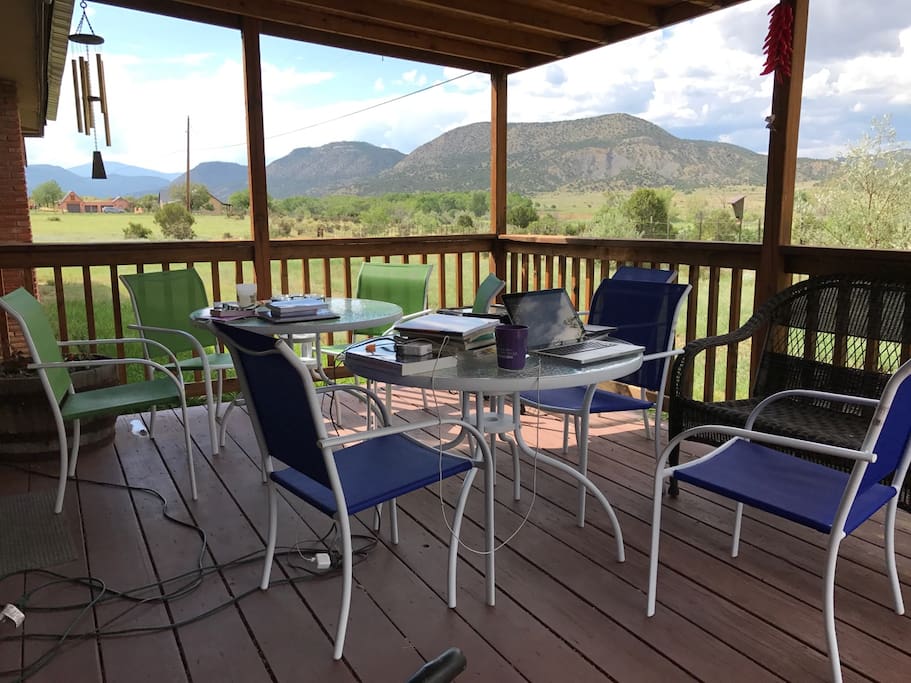 A great place to dine, enjoy a peaceful afternoon with a book, or telecommute.