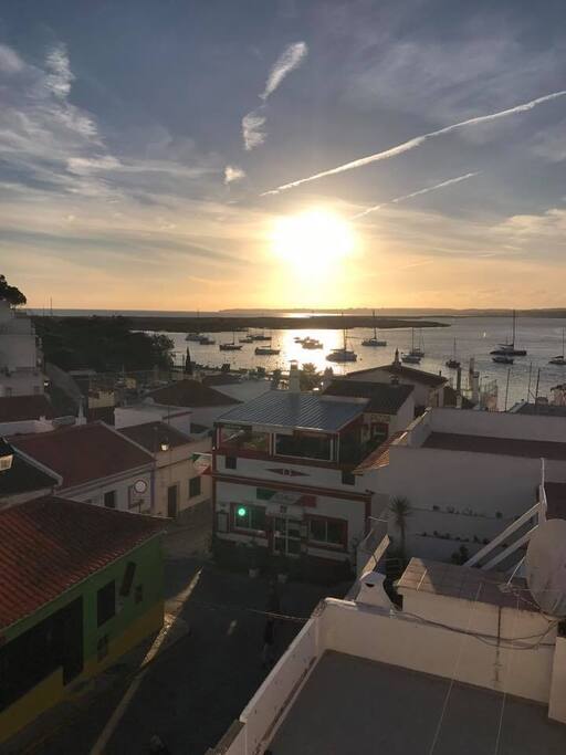 View from the roof terrace