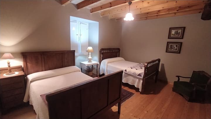 Habitación 2. Dos camas de 1,20