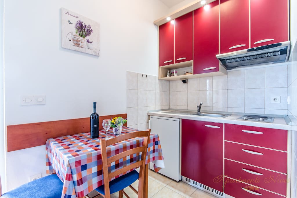 The kitchen.
