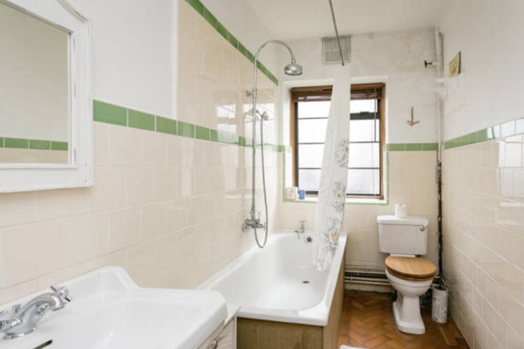 Bathroom with shower & bath
