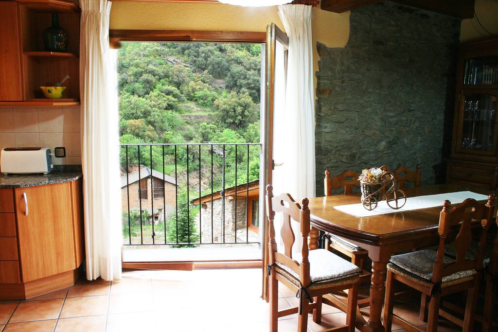 Vistas desde el comedor.