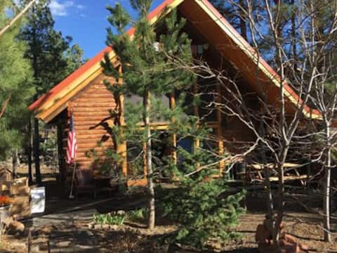 Genuine Log Cabin-Beautifully Appointed w/ Hot Tub