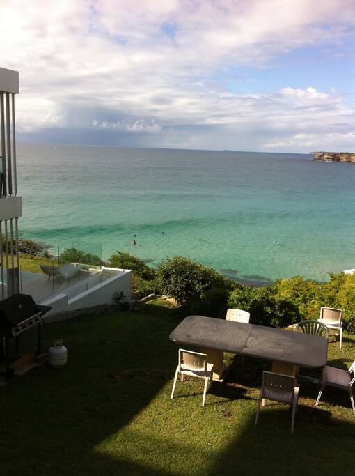 This is part of the view from the balcony