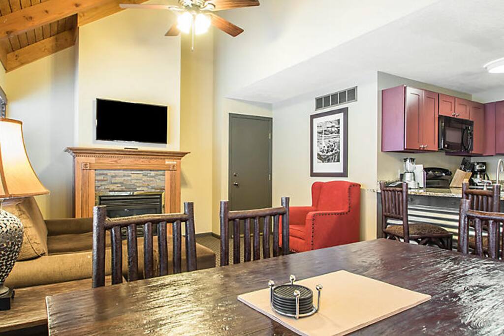 Living and dining space
