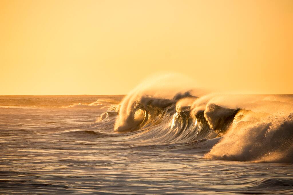 Waves on the Front Beach at Peterborough
