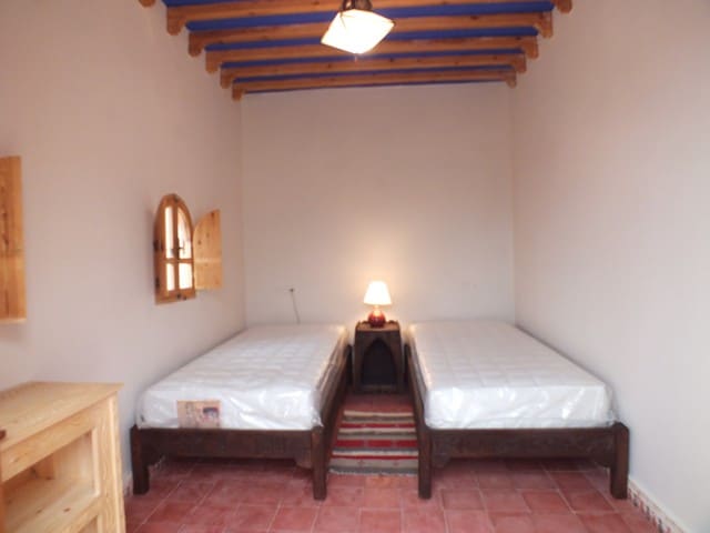 Slaapkamer op het terras
