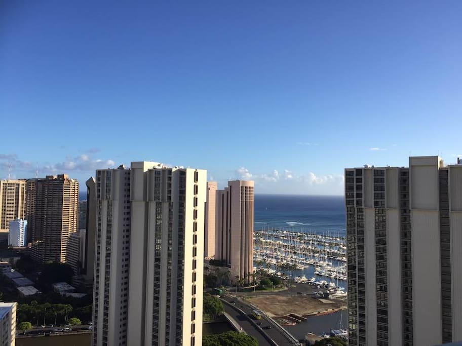 High rise view from Patio