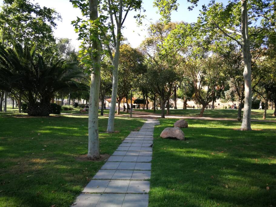 Jardín de Turia al lado de casa
