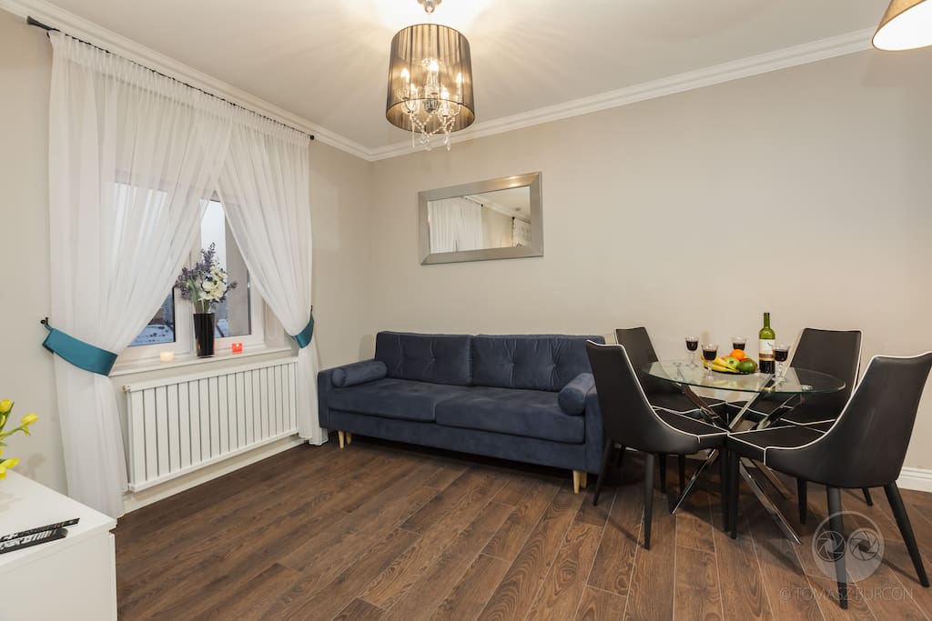 Apartament Nowojorski - salon