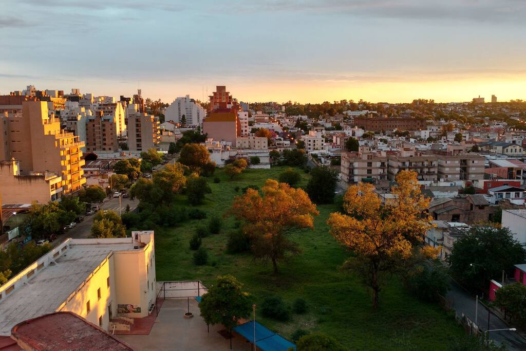 Esta es la hermosa vista que tiene el Loft.